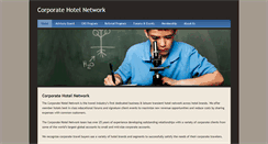 Desktop Screenshot of corporatehotelnetwork.com